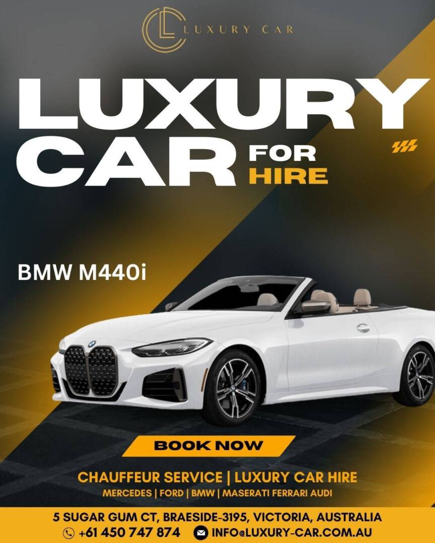 Luxury Car Rental in Melbourne