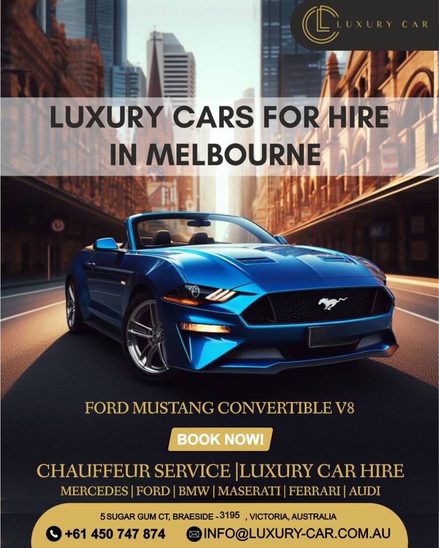 Experience ultimate luxury car hire Melbourne